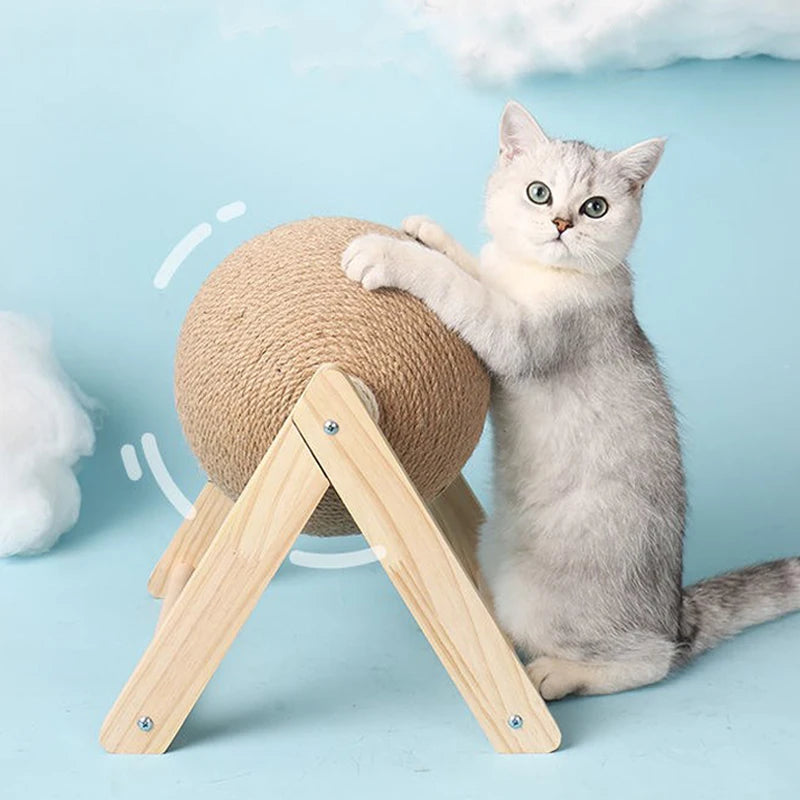 Cat Scratching Ball Board Grinding Paws Toy