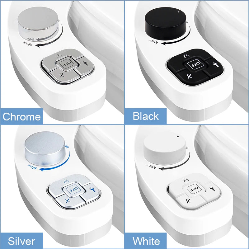 New Bidet Toilet Seat Attachment Ultra-Thin 3 Functions