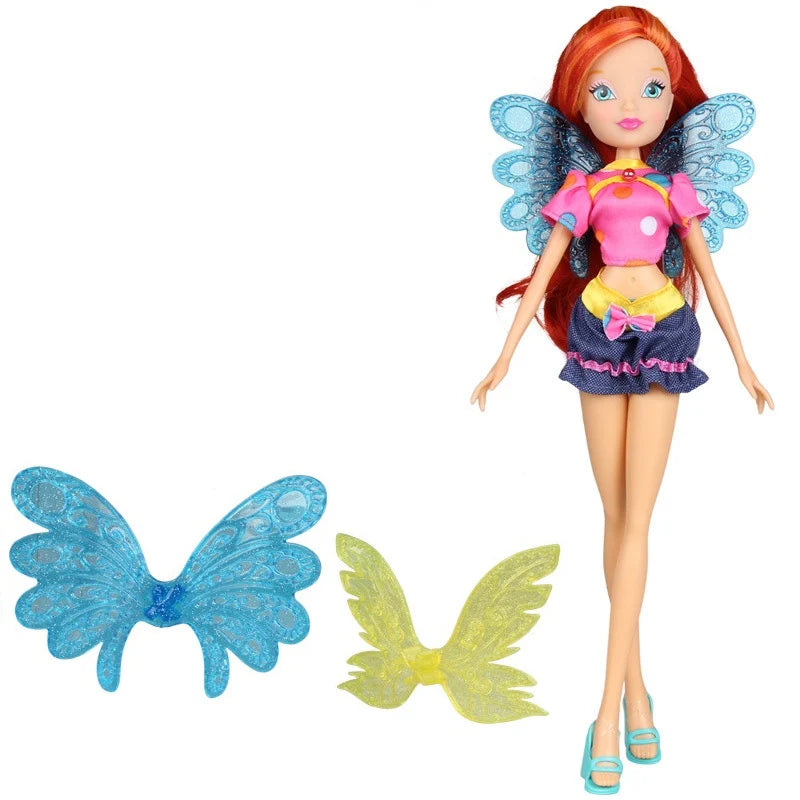 Fairy Rainbow Colorful Girl Doll Action Figures