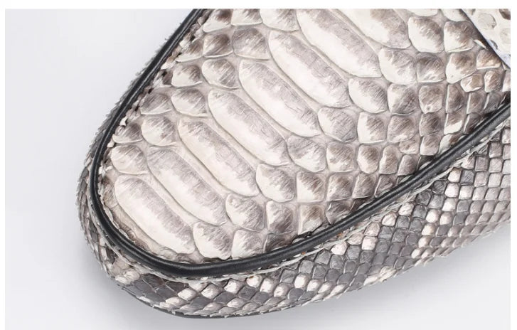 Real Genuine python skin leather men fashion shoe