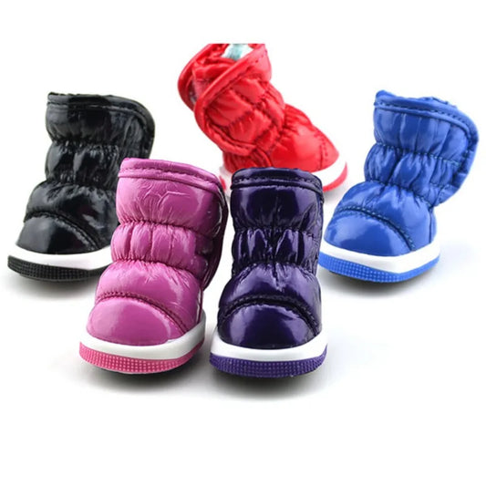 Waterproof Dog Shoes Winter Snow Boots Anti-Slip for Small Dogs