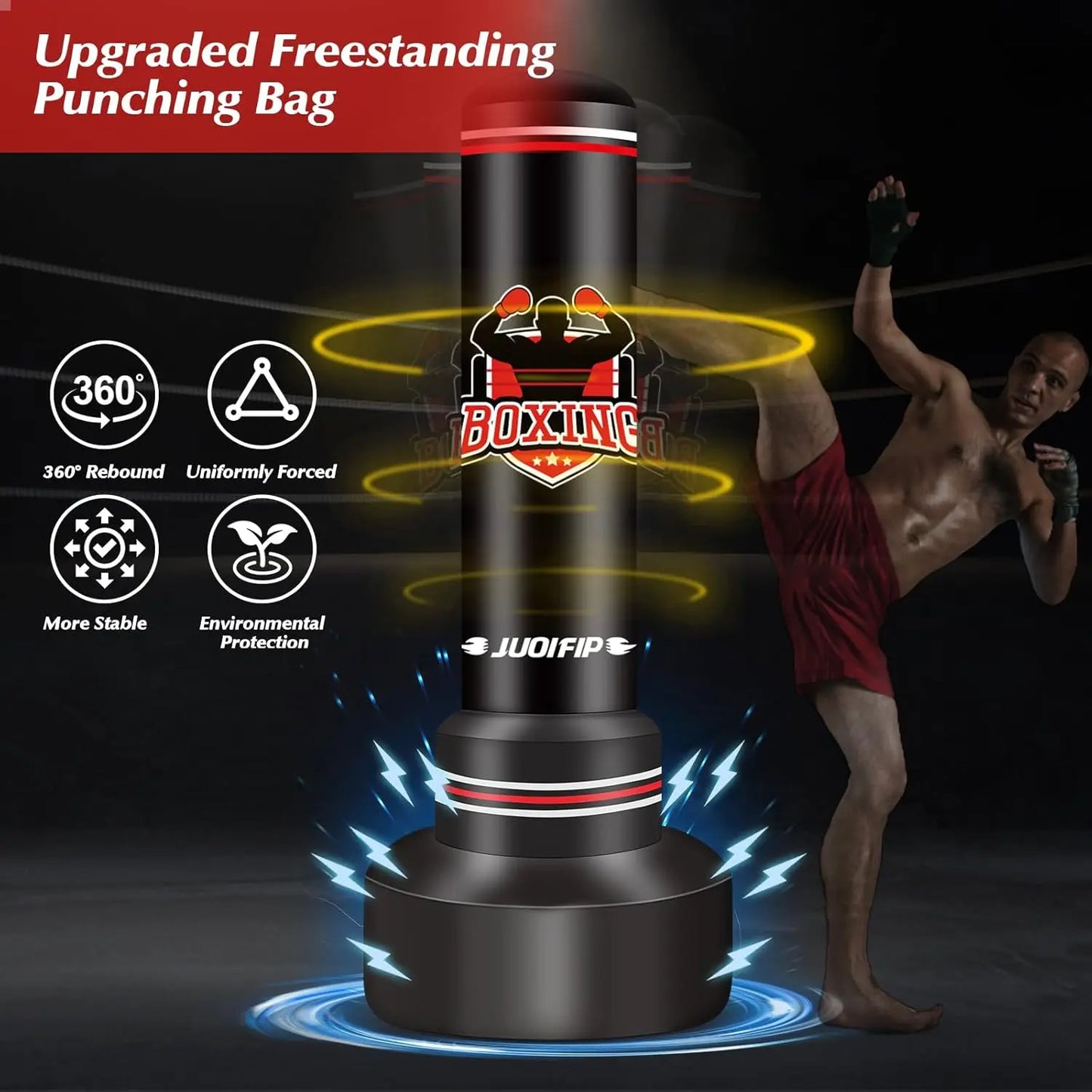 70" Free Standing Boxing Kickboxing Training Bag