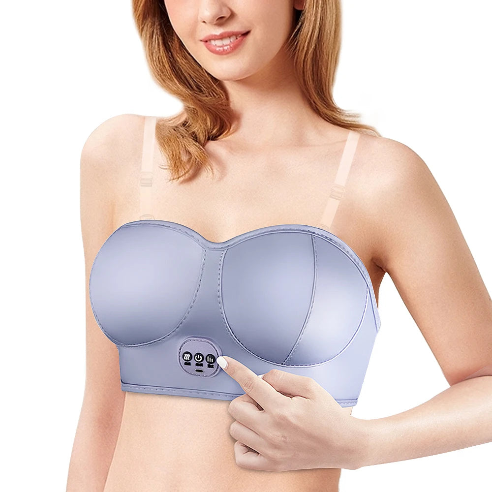 Bra Enlargement Breast Massager Wireless Chest Enhancer Vibration Machine