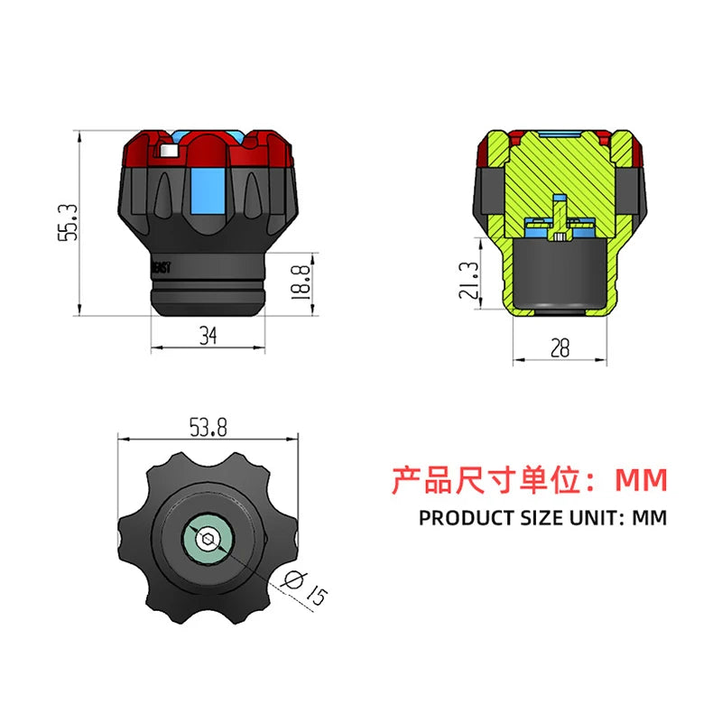 1 Piece Motorcycle Front Fork Electric LED Light
