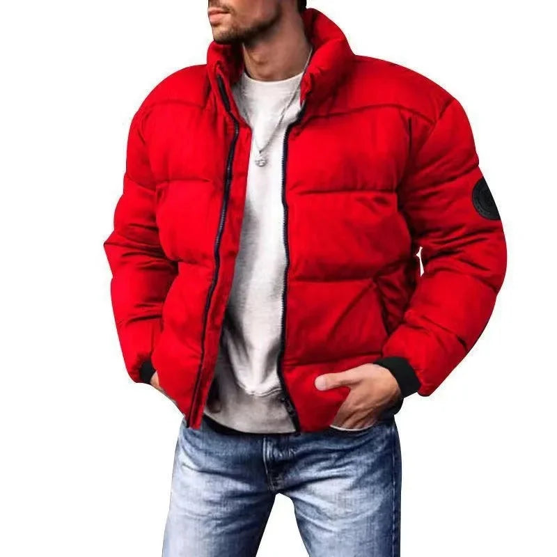 Cotton Stand Collar Casual Style Coat
