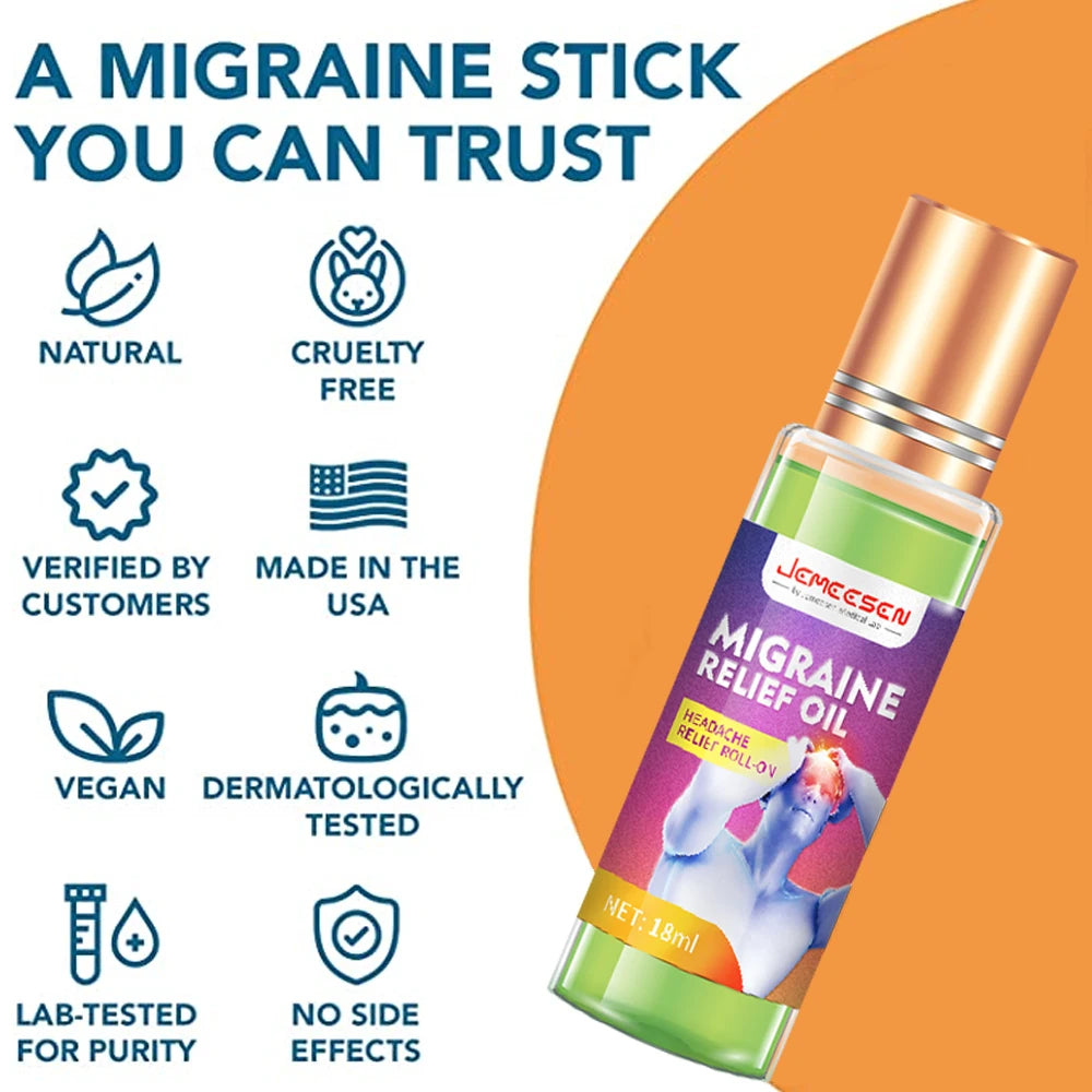 Migraine Essential Oils for Sinus Tension Headache & Migraine Relief
