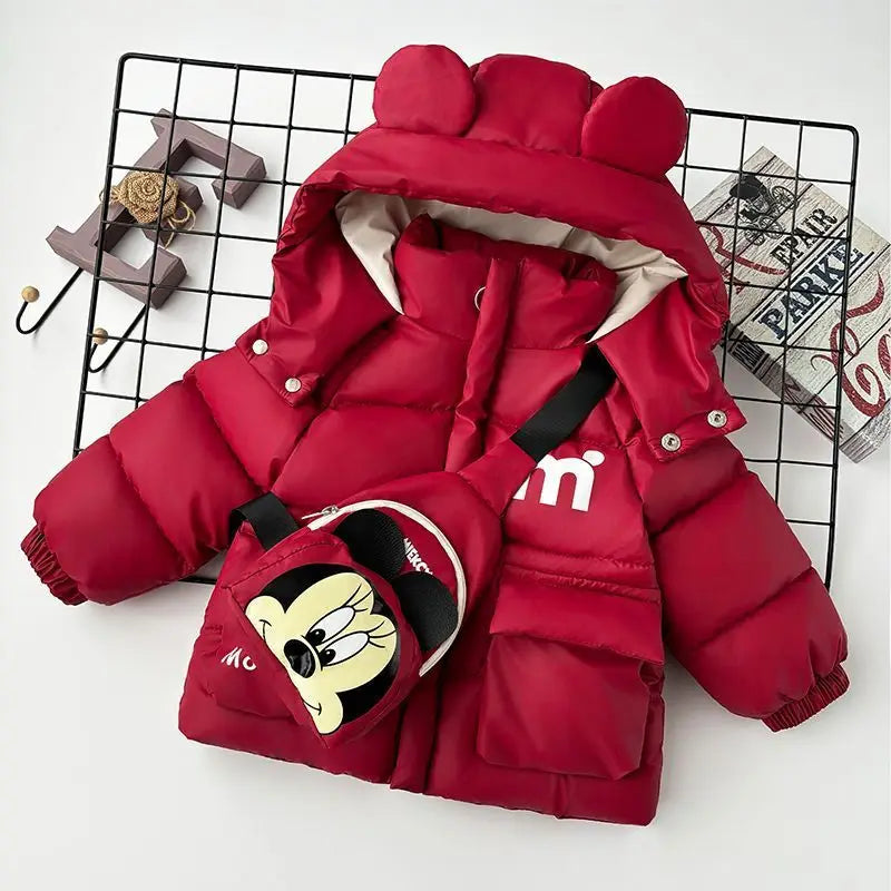 Mickey Mouse Hooded Down Jacket