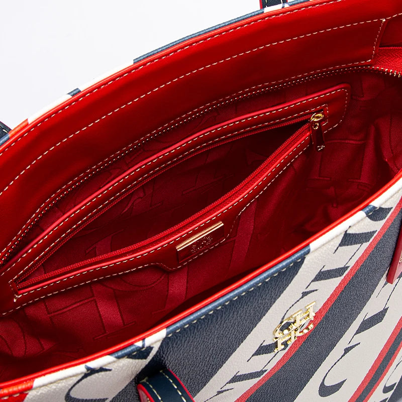 Colour Blocking Fashion Women's Large-capacity Shoulder Bag