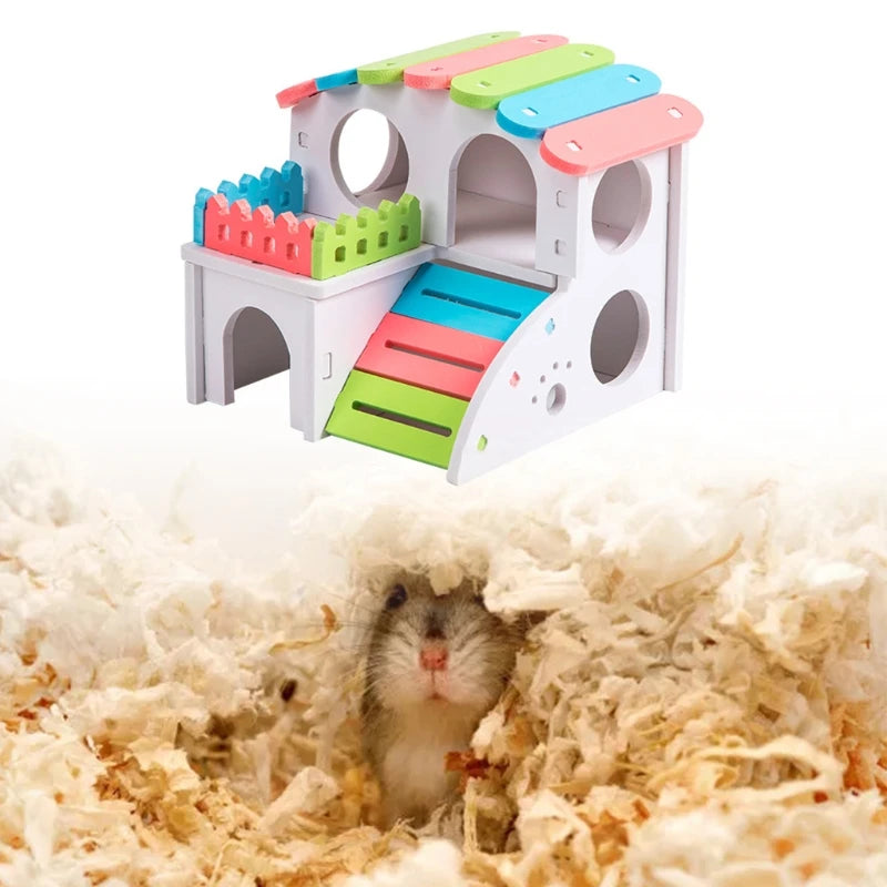 Plastic Nesting Habitat Small Animals Colorful