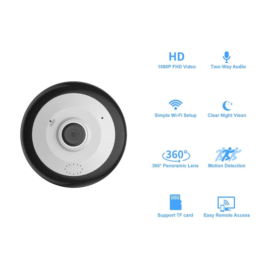 360 Panoramic WIFI MINI Surveillance Wireless Camera