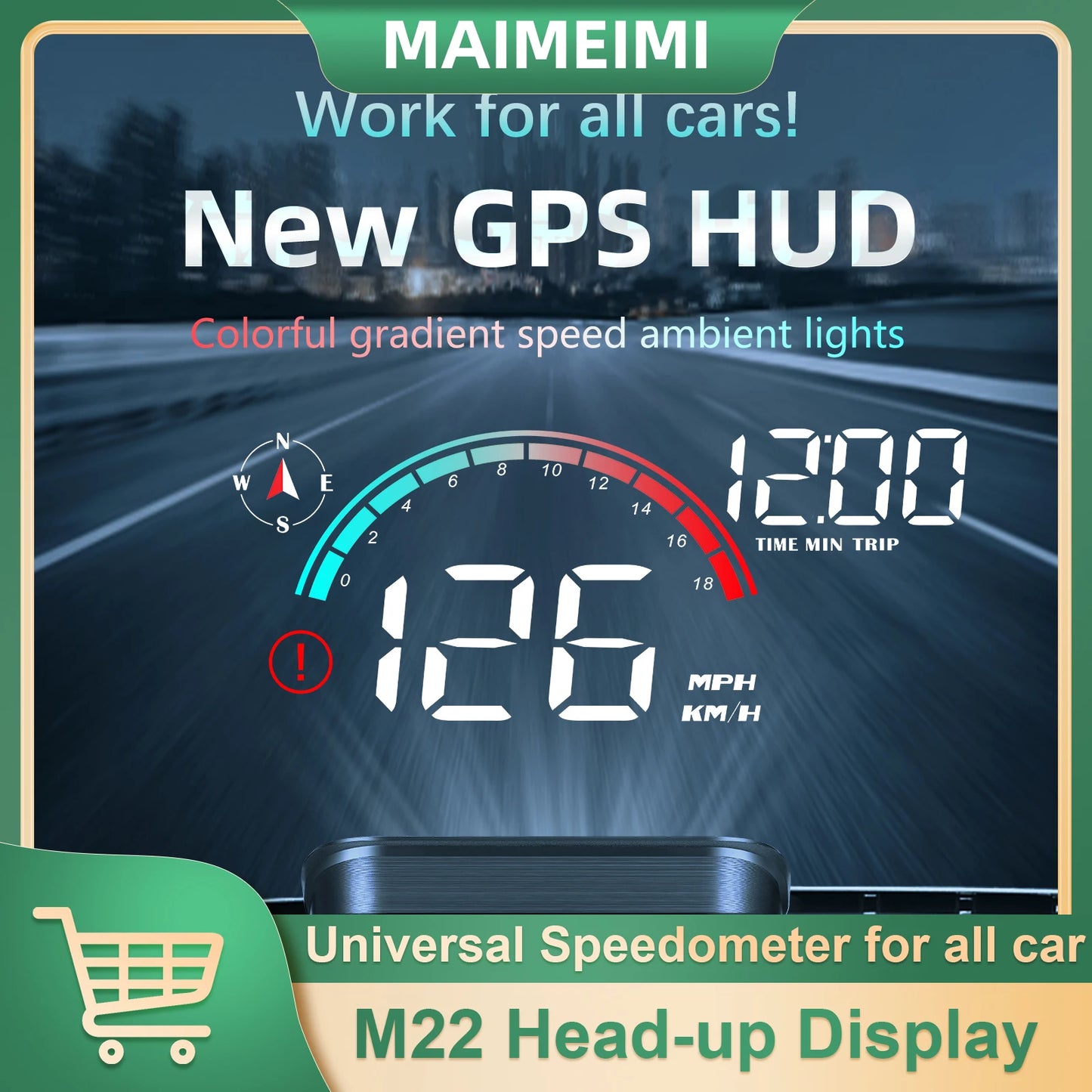 Smart Heads Up Display GPS for All Cars