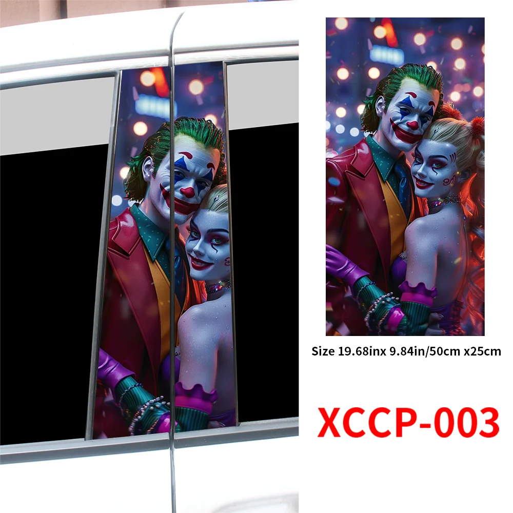 Joker Waterproof Car Door Pillar Vinyl Decals