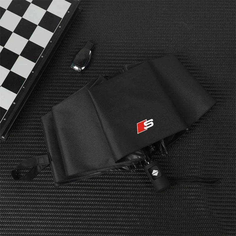 Fully Automatic Compact Folding Umbrella