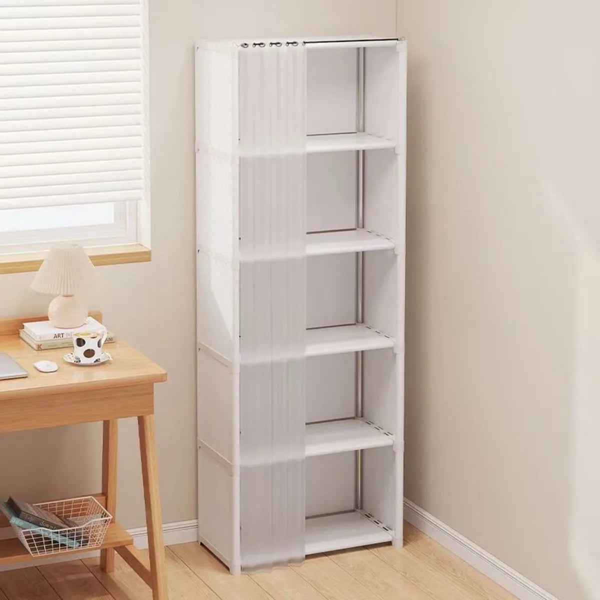 6/5 Layers Dustproof Simple Assembly Storage Cabinet