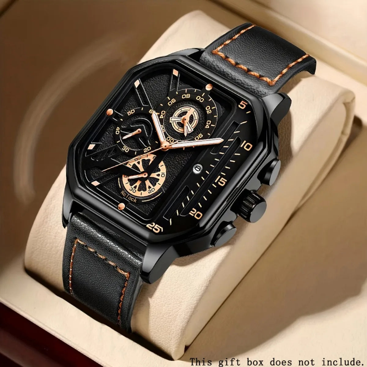 4pc Mens Quartz Watch Set