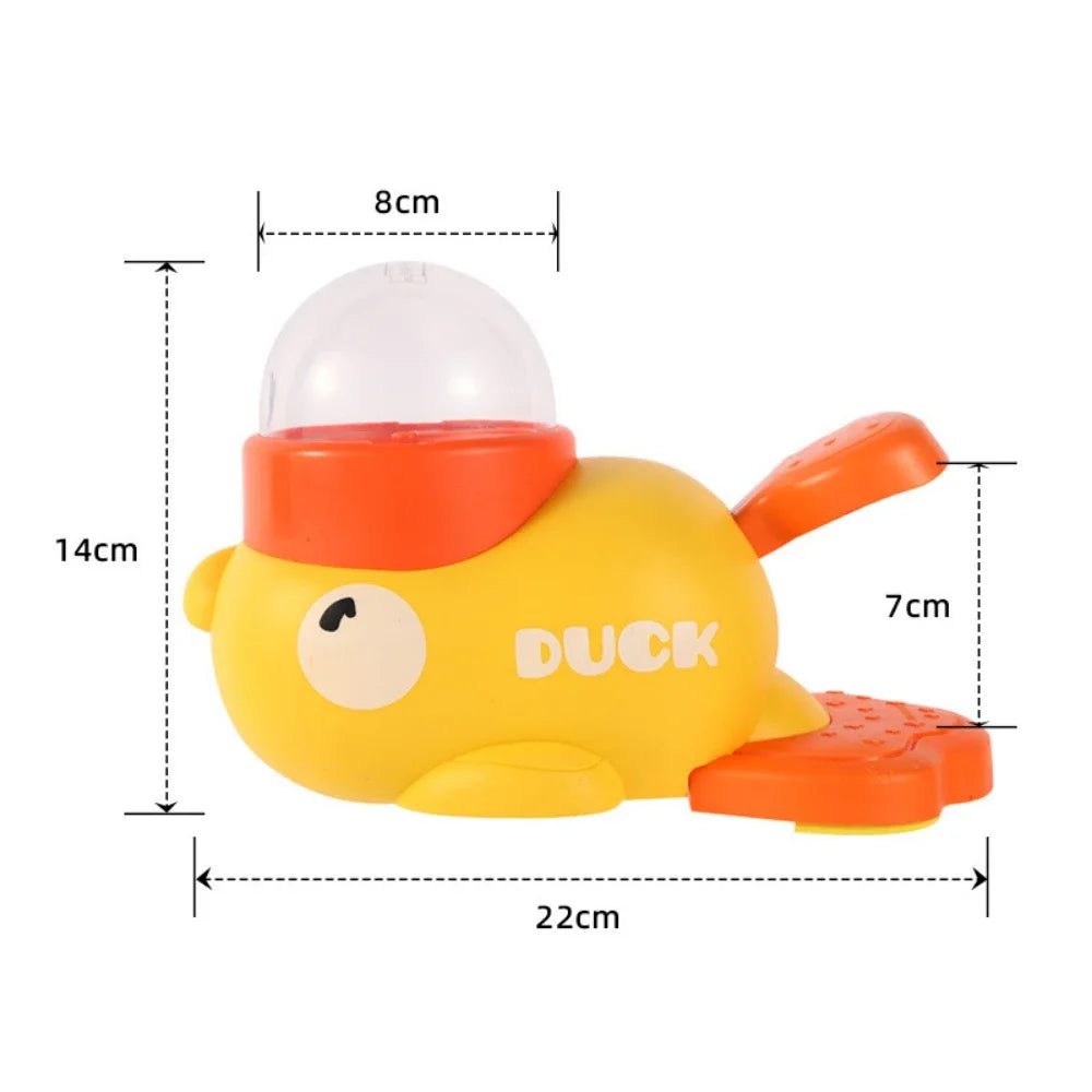 Yellow Duck Interactive Dog Food Dispenser