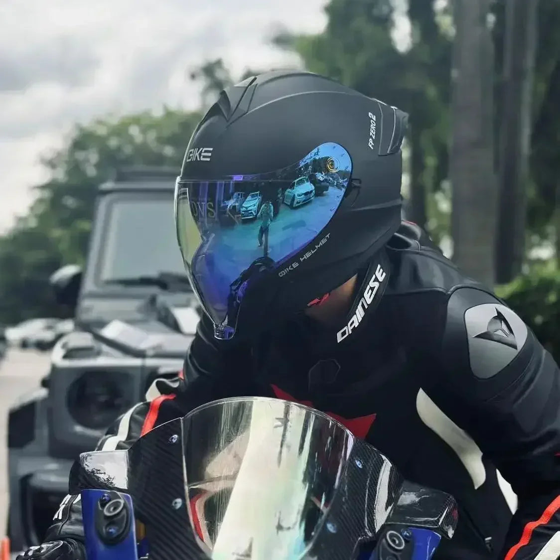 Motorcycle Helmet Full Face Double Lens