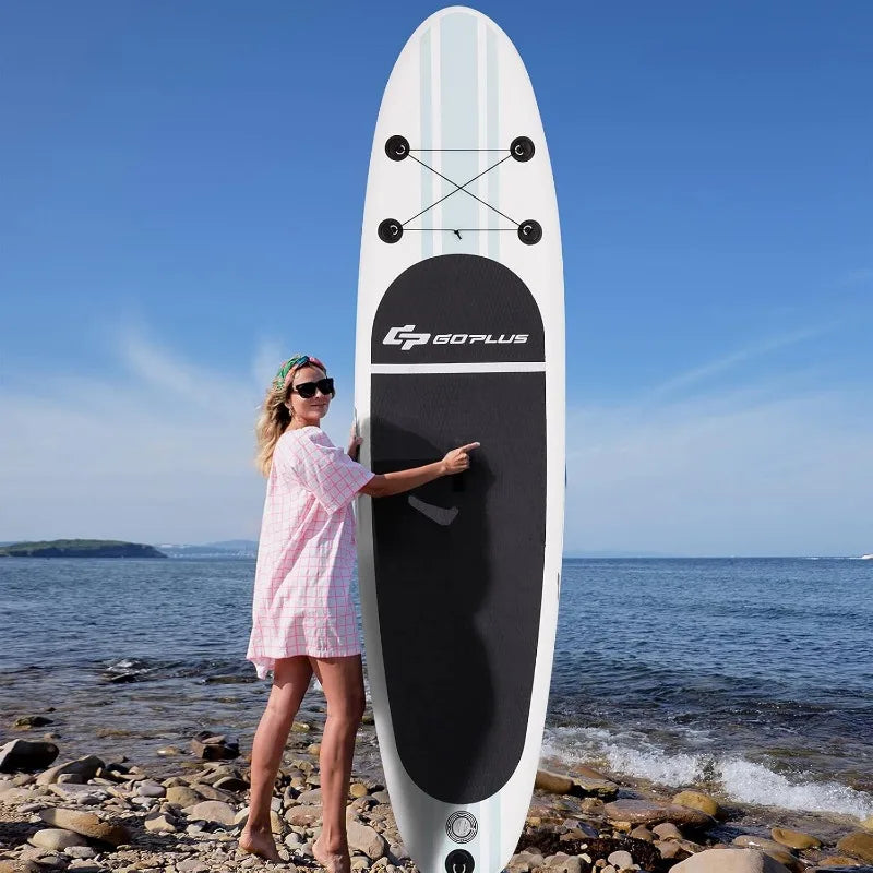 Goplus Inflatable Stand up Paddle Board Surfboard