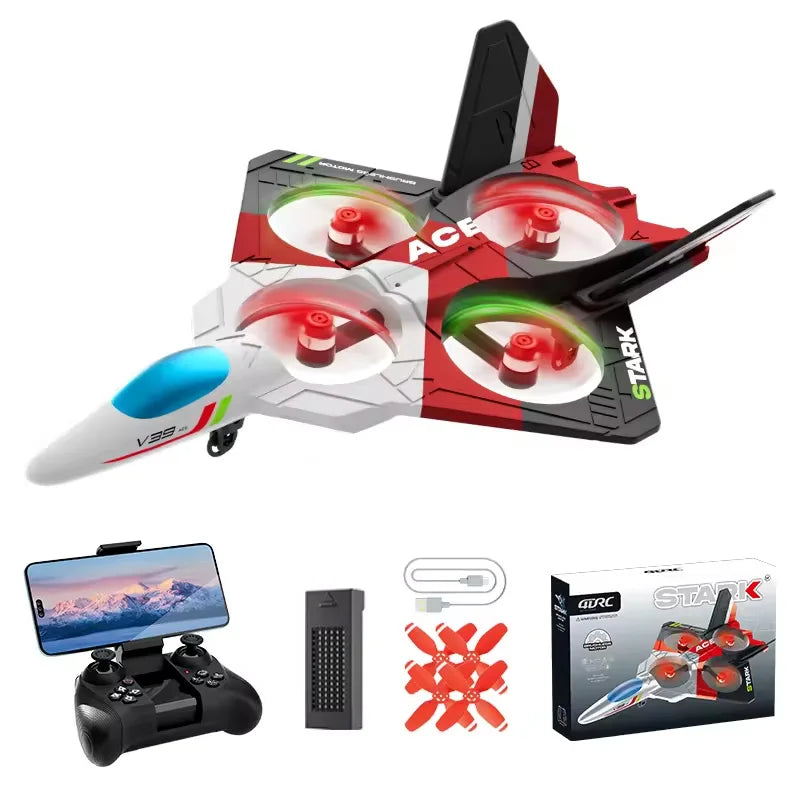 V39 RC Plane Dual Camera Foam Remote Control Aircraft