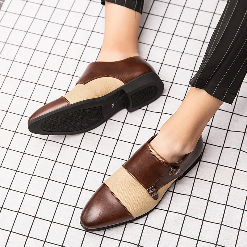 British Style Casual Business Men's Leather Shoes