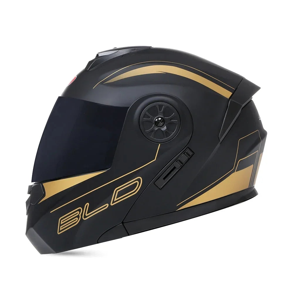 DOT Approved Full Face Motorcycle Helmets Double Visor
