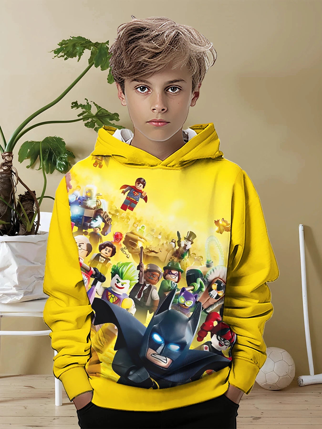 L-LEGOS 3D Print All Seasons Pullover Tops