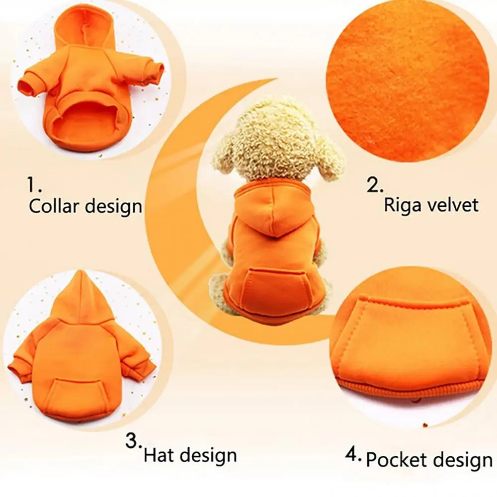 Dog Hoodies for Small and Medium Dogs