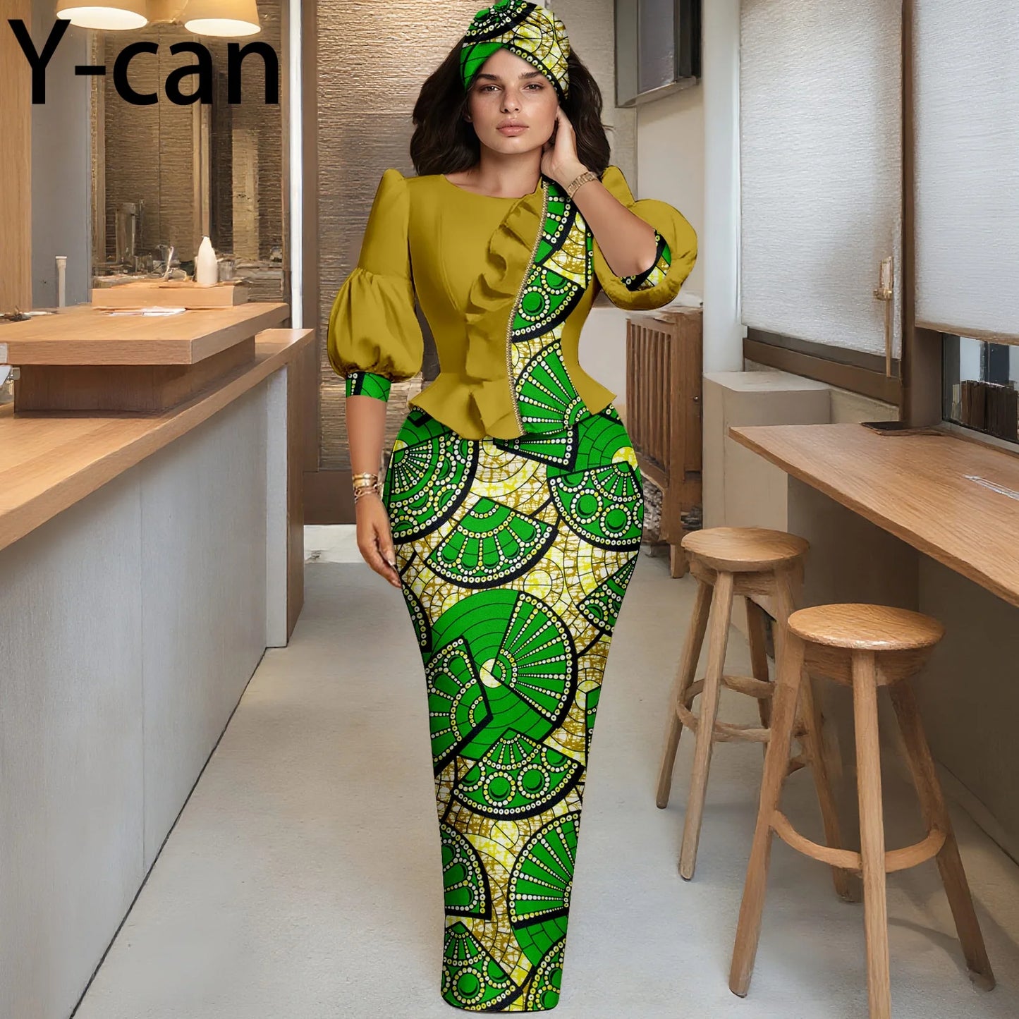 African Women Skirt Set