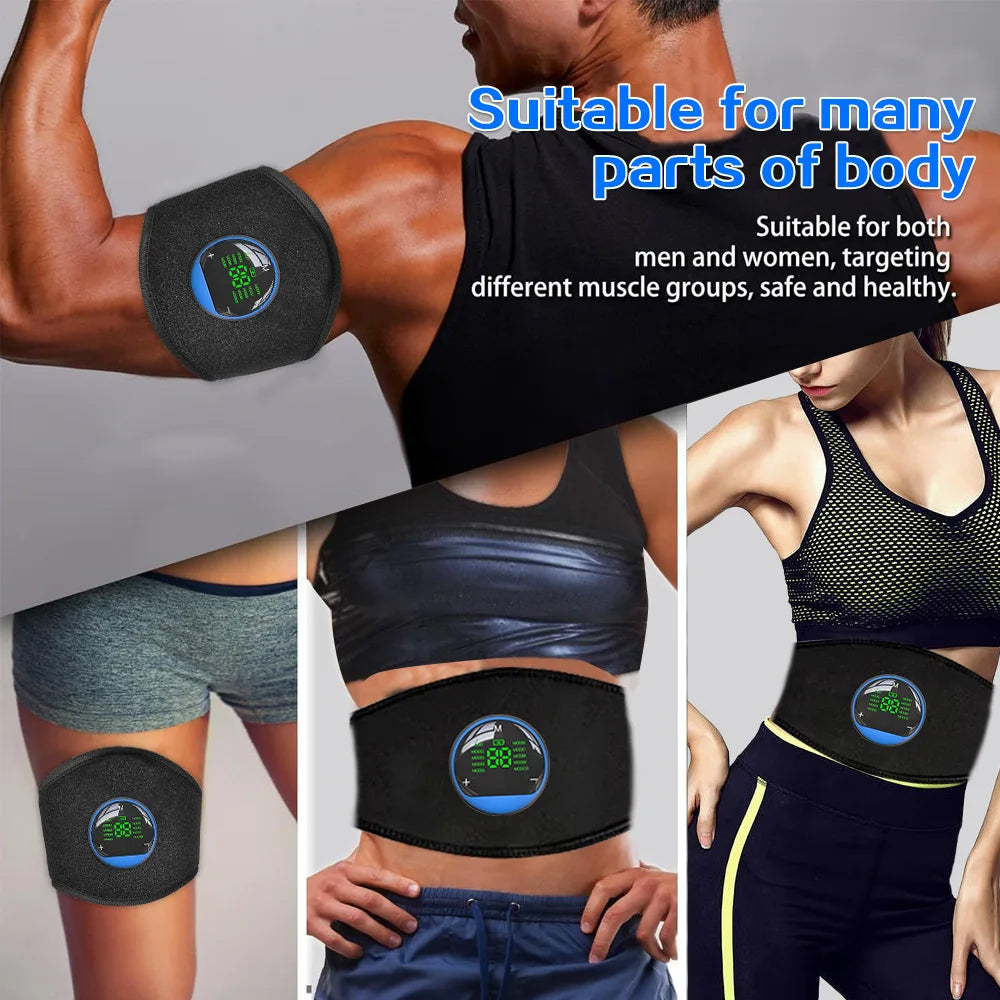 Smart EMS Fitness Belt with LED Display