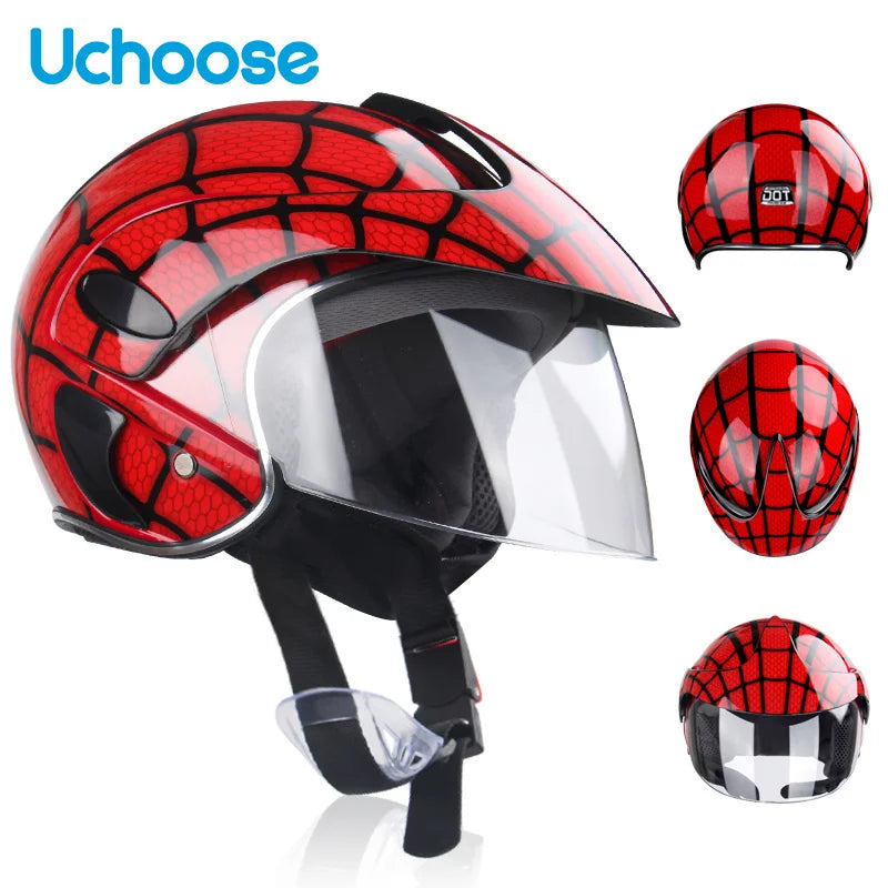 Child Motorcycle Helmet 3-9 Years Abs Unisex