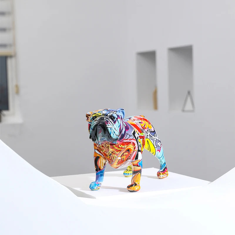 Creativity Bulldog Graffiti Home Decor