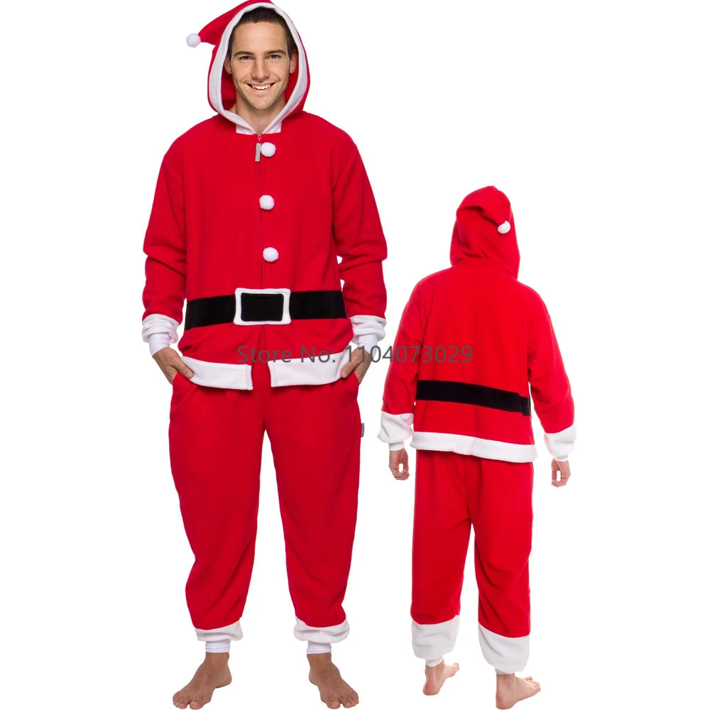 Christmas Elf Onesie Adult Cartoon Pajama Home wear