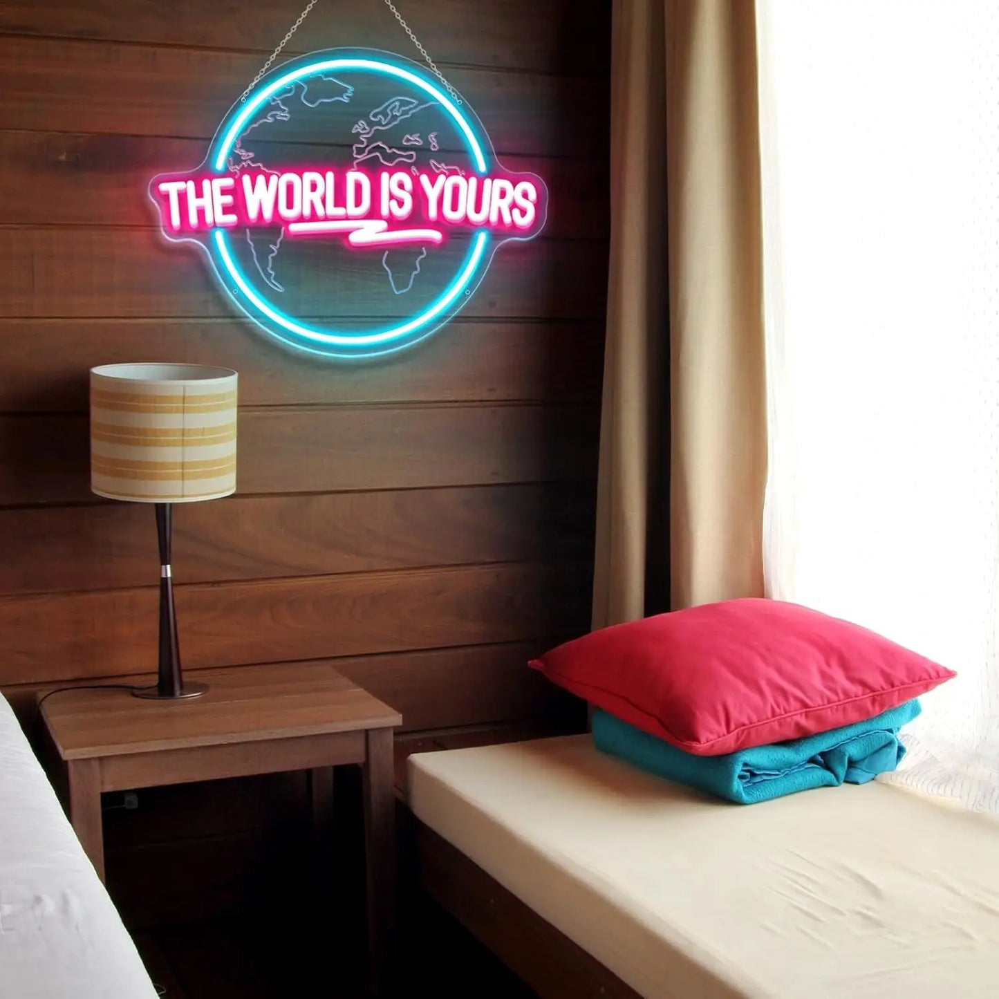 The World Is Yours Neon Sign