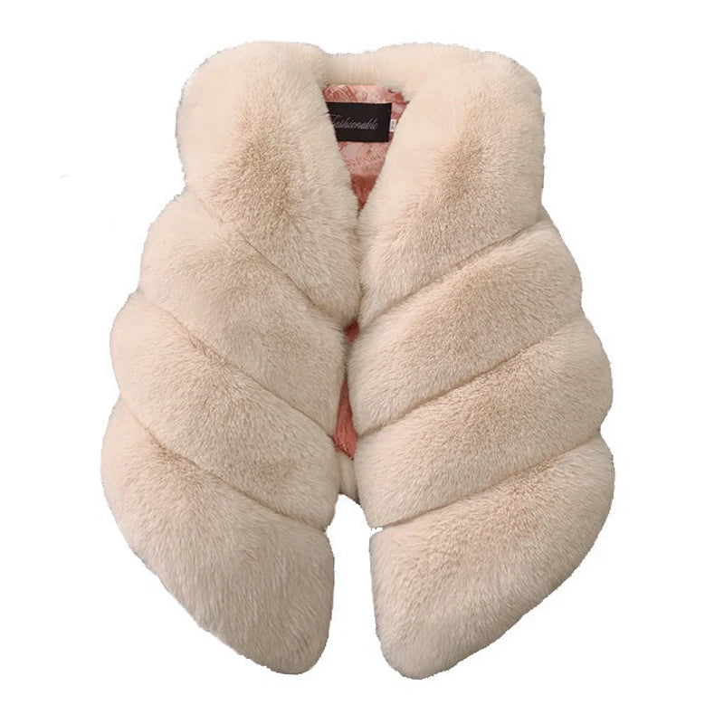 Faux Fur Vest Outerwear