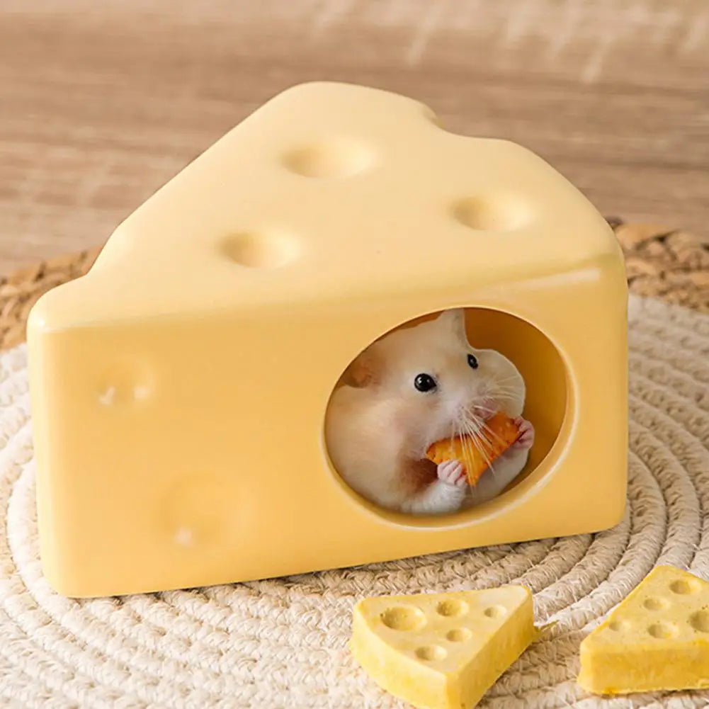Cute Cheese Shape Small Pet Hiding House