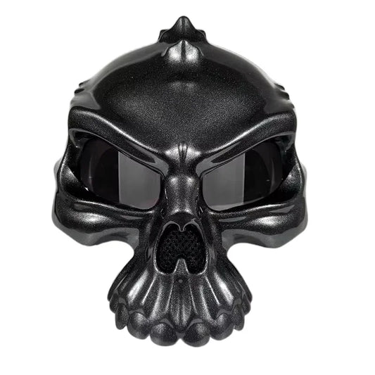Retro Skull Half Face Motorcycle Helmet – ECE/DOT Approved