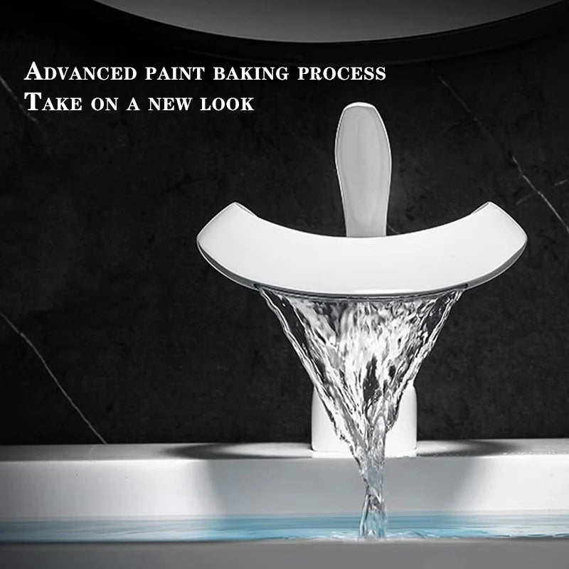 Waterfall Creative Bathroom Basin Faucet