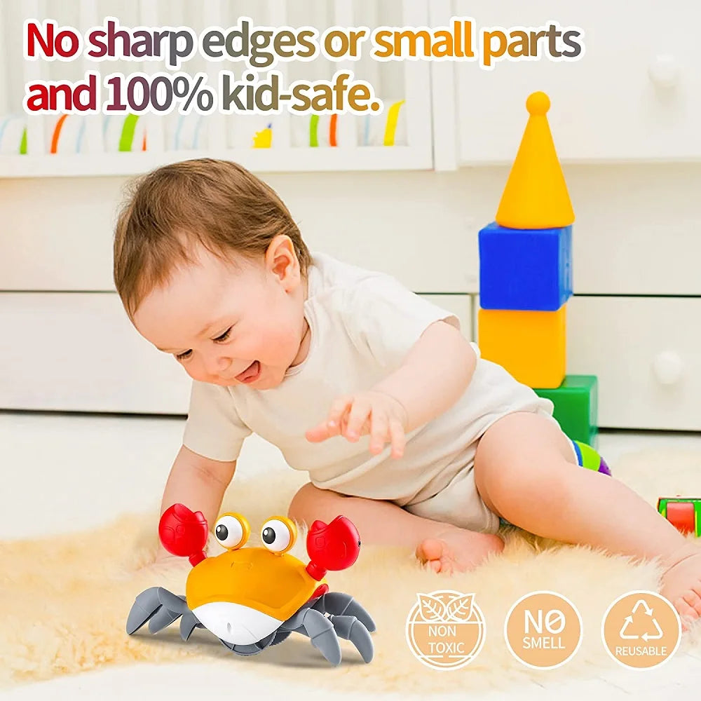 Interactive Crab Toy for Baby  with Music