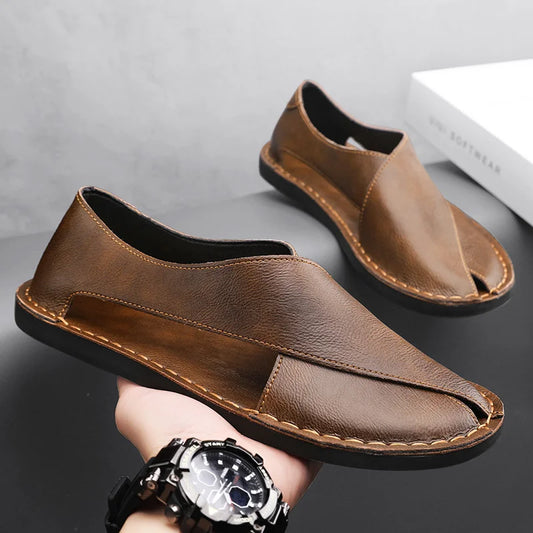 Genuine Leather Lightweight Breathable Sandals