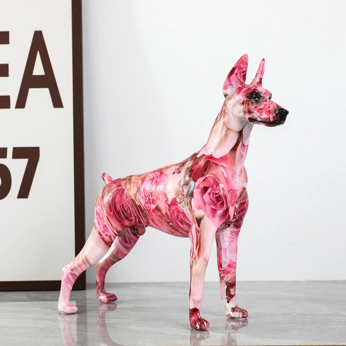 Creative Graffiti Color Doberman Dog Home Decor