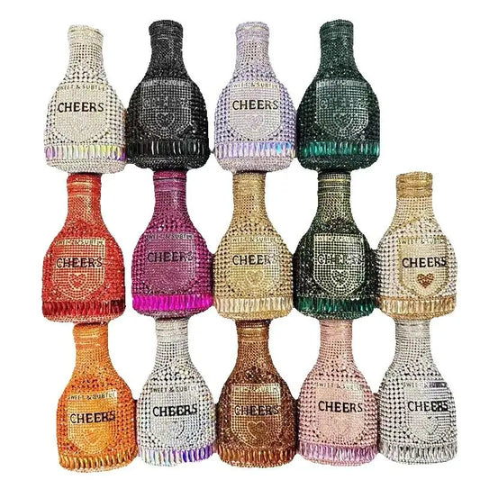 New Arrival Bottle Crystal Evening Bag