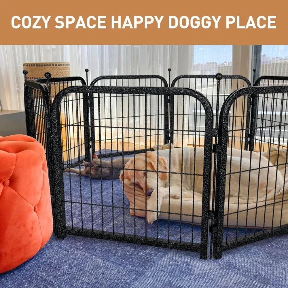 Metal Dog Playpen, 32" Inch Height 32Panels