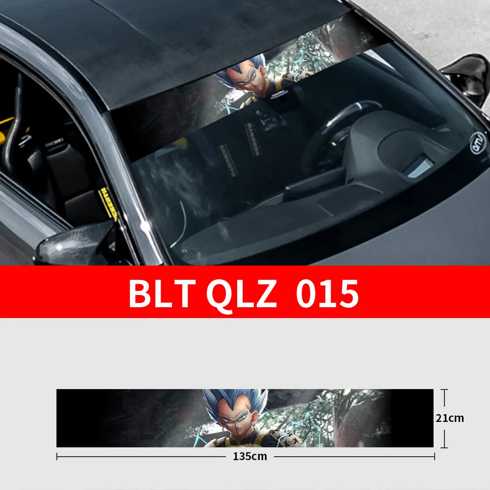 GOKU Front and Rear Decorative Sunshade Decals
