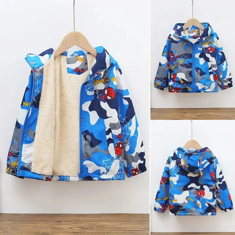 Spiderman Boys Hooded Jacket