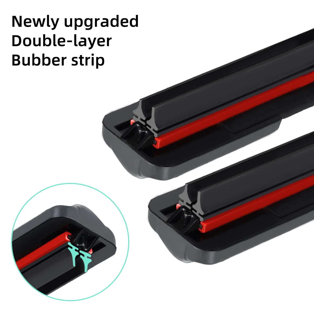 Double Rubber Car Front Wiper Blades Windshield Windscreen Universal