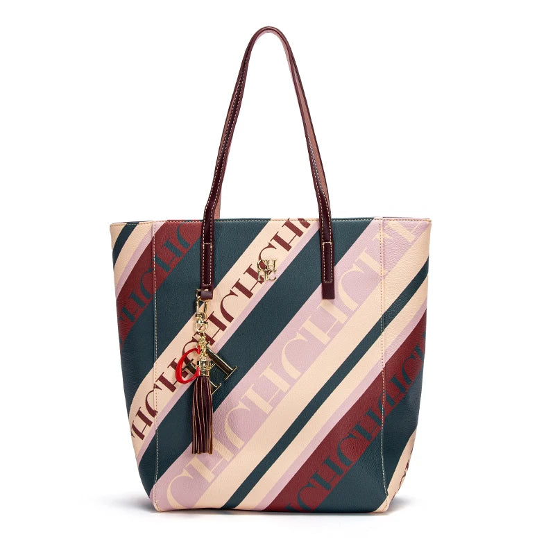Colour Blocking Fashion Women's Large-capacity Shoulder Bag