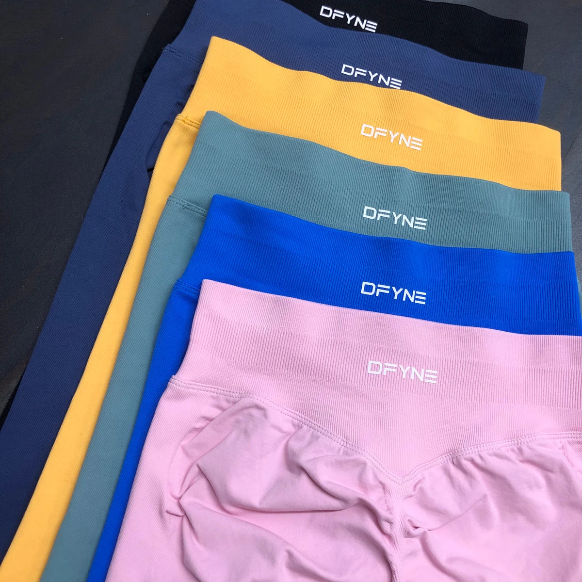 Dfyne Impact Leggings for Women Seamless Low Waistband