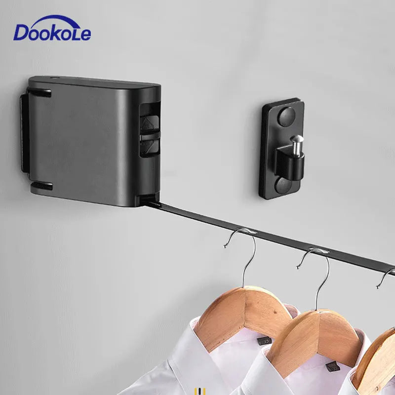 Adjustable Clothes Line Retracting Wall Mount