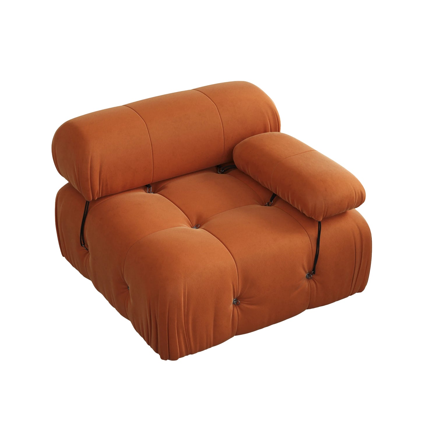 104" Modular Sectional Sofas Luxury Modern Velvet 4-Seat