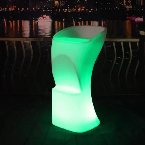 LED-Lit Counter Round Bar Colorful Creative Furniture